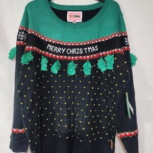Merry Christmas by tipsy elves sweater Men's 2X